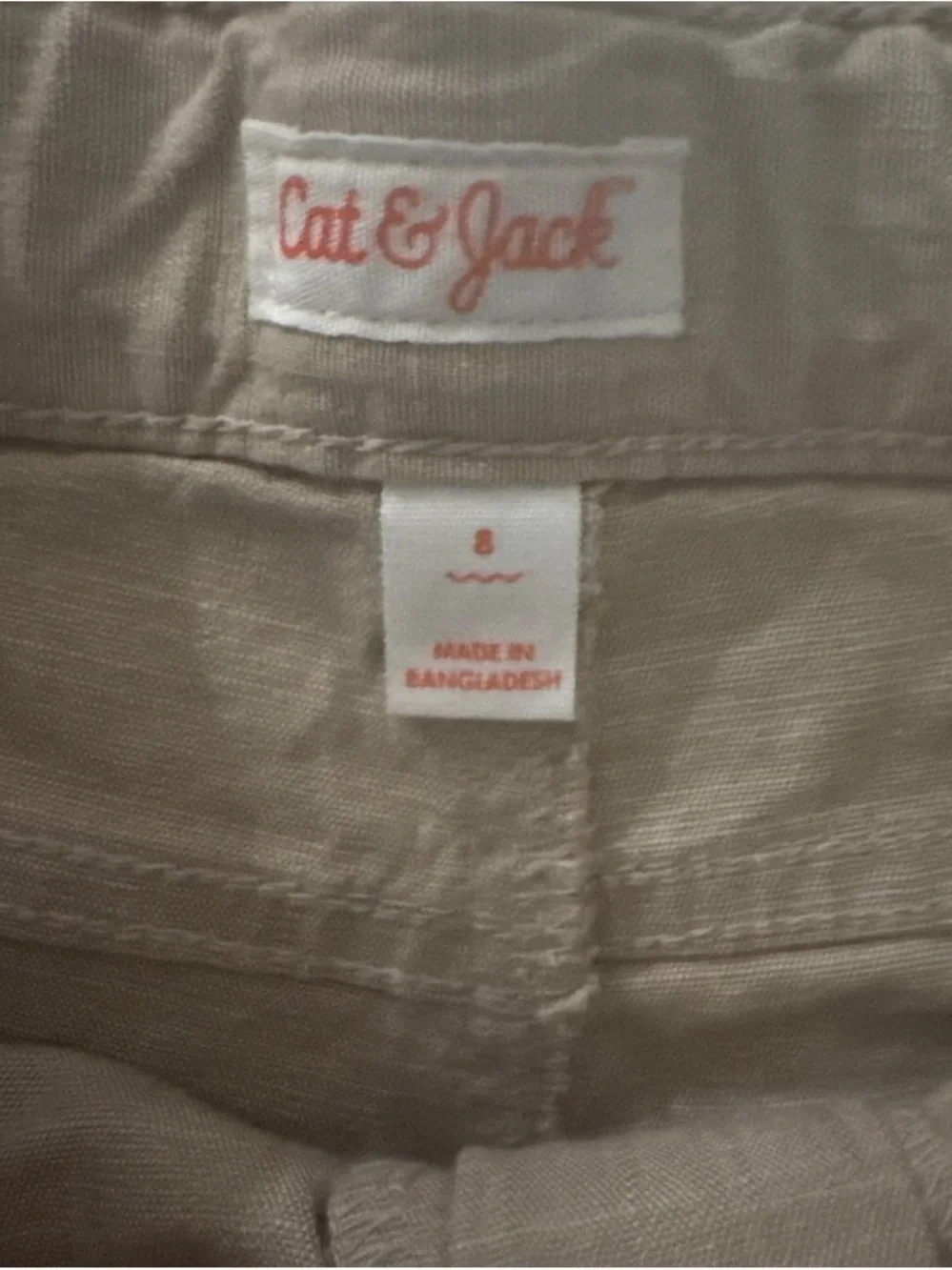 Cat & Jack Tan Cotton Shorts for Kids